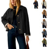 Cropped Casual Trench Coat