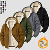 Plush Lined Hooded Winter Coat