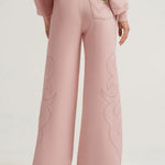 Wrangler Cowgirl Sweatpants in Mauve