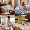 Corduroy Fleece Throw Blanket