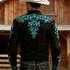 Paisley Print Western Cowboy Shirt