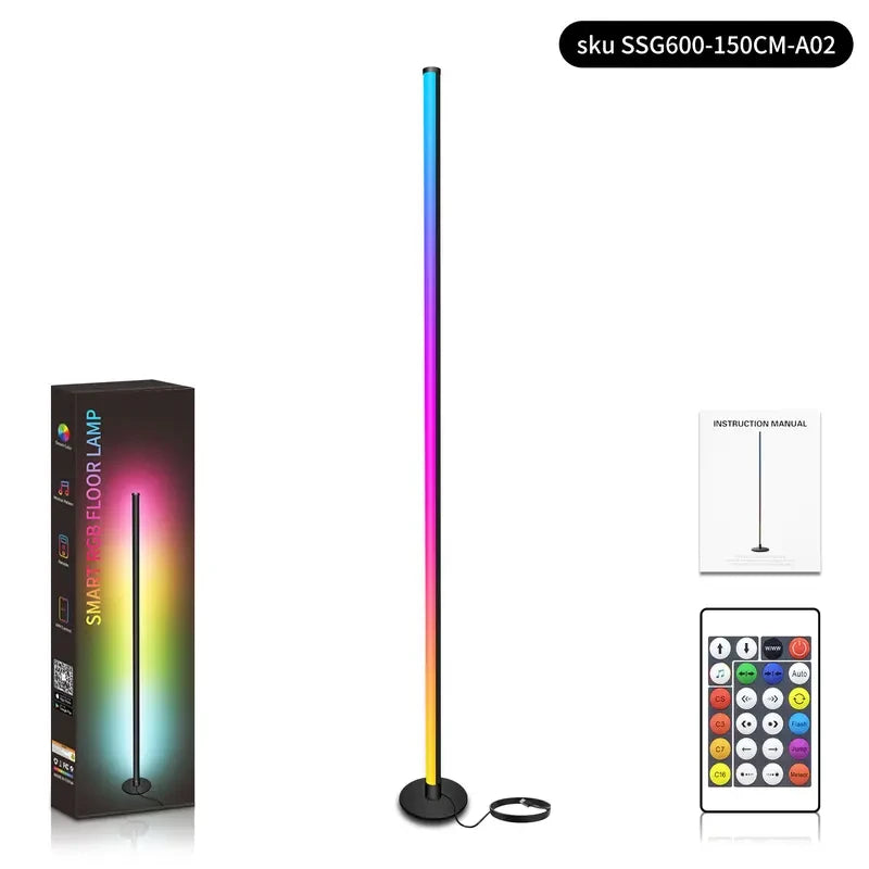 Smart LED Corner Floor Lamp