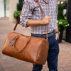 Personalized Vegan Leather Travel Set