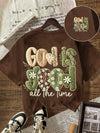 Christian Faith Floral Print T-Shirt