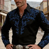 Paisley Print Western Cowboy Shirt