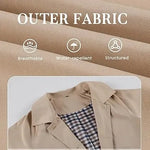Cropped Casual Trench Coat