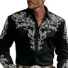 Paisley Print Western Cowboy Shirt