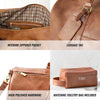 Personalized Vegan Leather Travel Set