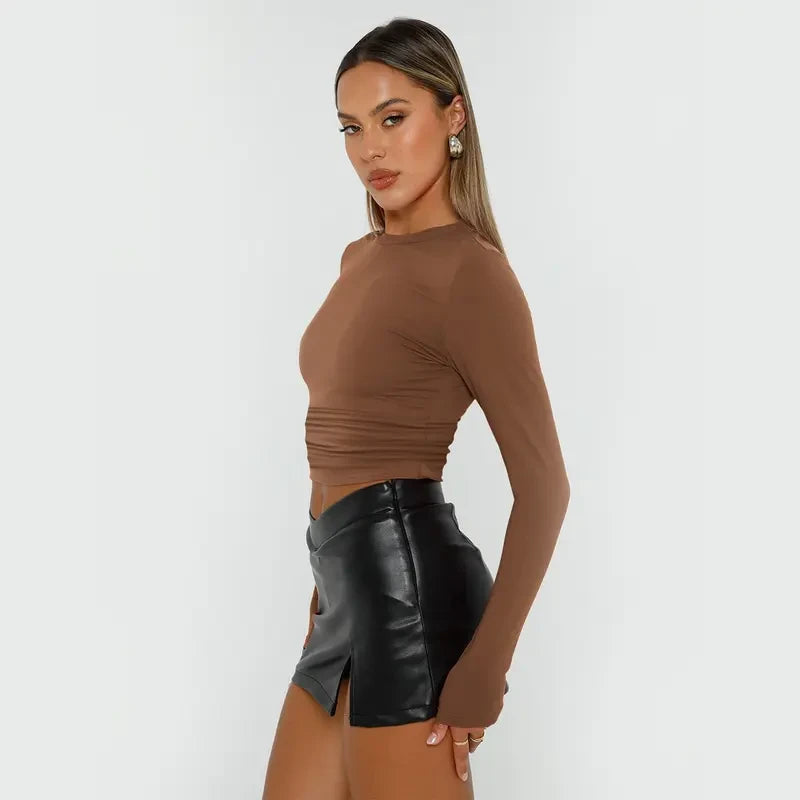 Basic Long Sleeve Compression Top Set