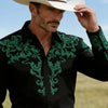Paisley Print Western Cowboy Shirt