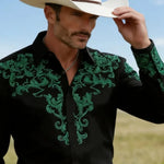 Paisley Print Western Cowboy Shirt