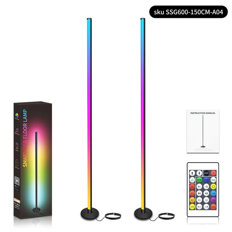 Smart LED Corner Floor Lamp