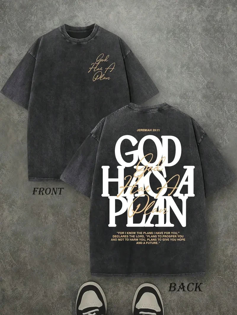 Vintage Washed Christian Graphic Tee