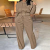 Hooded Long Sleeve Sweatshirt Wide Leg Sweatpants Set