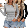 Womens Long Sleeve Slim Fit Shirts