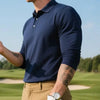 Lightweight Long Sleeve Polo Shirt