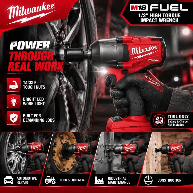 Cordless High Torque Impact Wrench
