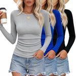Womens Long Sleeve Slim Fit Shirts