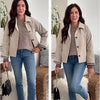 Cropped Casual Trench Coat