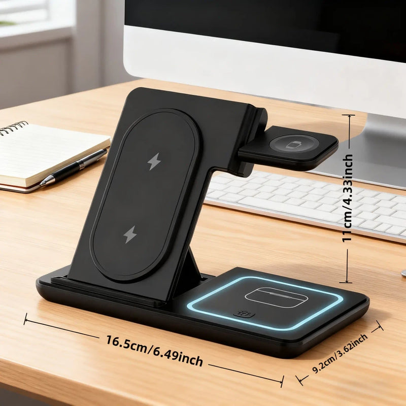 Foldable Wireless Charging Phone Stand