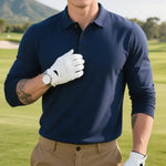 Lightweight Long Sleeve Polo Shirt