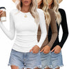 Womens Long Sleeve Slim Fit Shirts