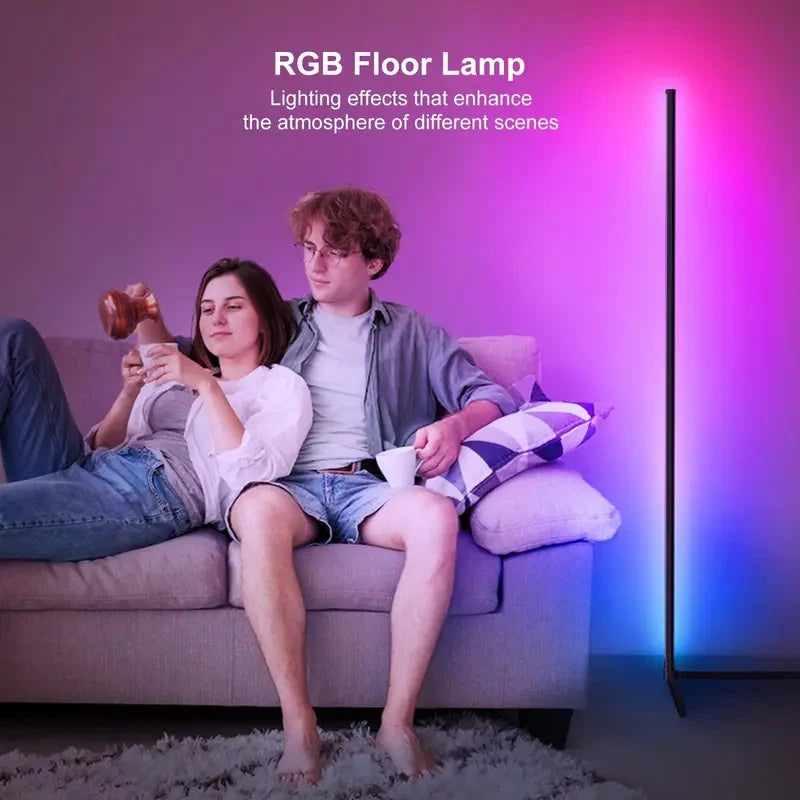 Smart LED Corner Floor Lamp