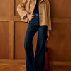 Cropped Casual Trench Coat