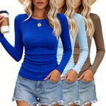 Womens Long Sleeve Slim Fit Shirts
