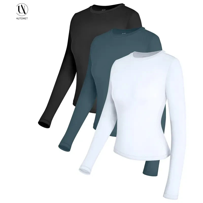 Basic Long Sleeve Compression Top Set