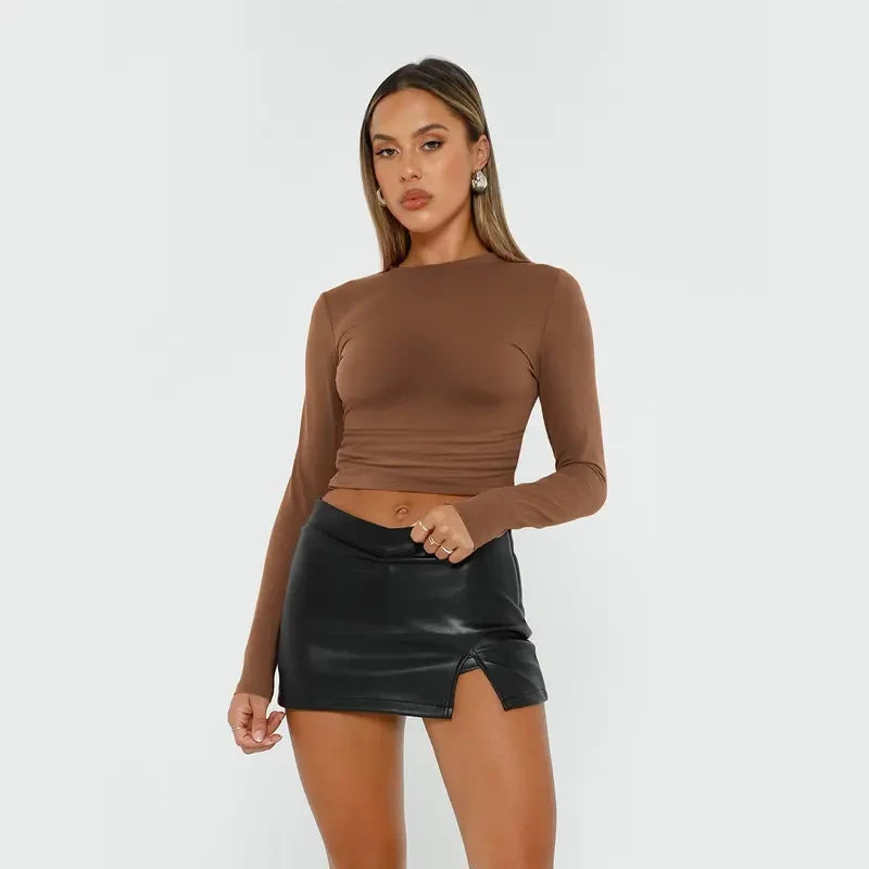 Basic Long Sleeve Compression Top Set