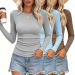 Womens Long Sleeve Slim Fit Shirts