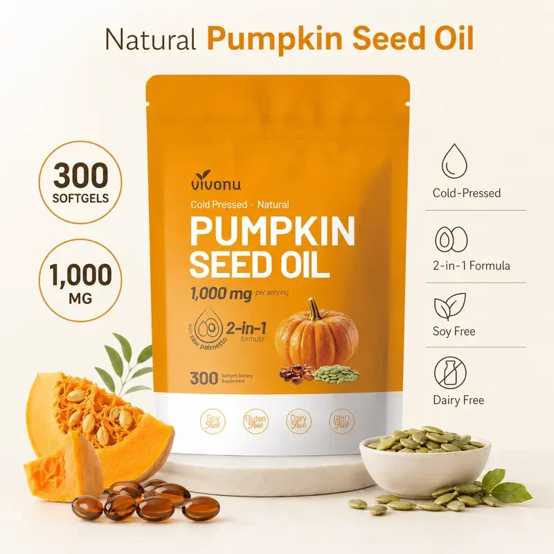 Pumpkin Seed Oil and Saw Palmetto Supplement