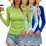 Womens Long Sleeve Slim Fit Shirts