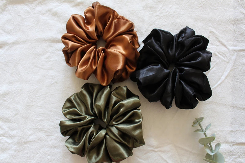Jumbo Satin Hair Scrunchie