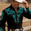 Paisley Print Western Cowboy Shirt